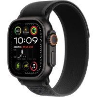 Apple Watch Ultra 2 49mm Black Titanium Case with Black Trail Loop M/L 2024